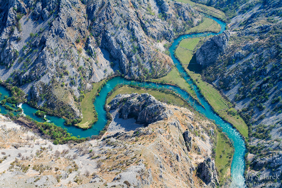 krupa, canyon, river, zrmanja, croatia, confluence