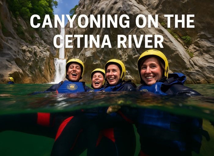 canyoning on the Cetina River