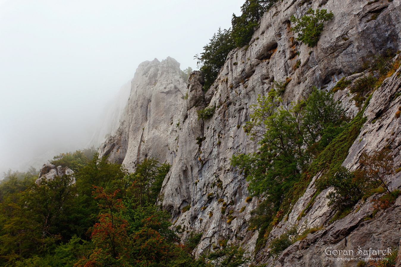 croatia, mountains, hiking, alpinism, summit, fog