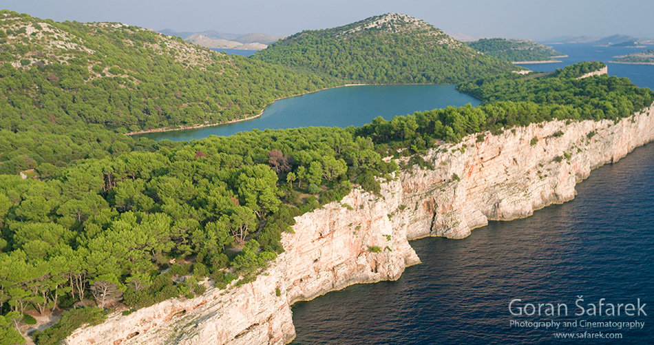 telašćica, telascica, dugi otok, croatia, adriatic, sea, cliffs, lake, mir