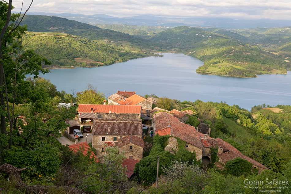 istra, interior, village, lake, croatia