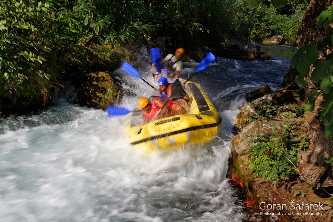 Guide to the white water rafting, kayaking and canoeing in Croatia