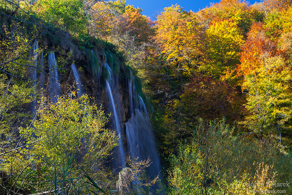 plitvice lakes, plitvička jezera, autumn, fall, waterfall, national park, croatia, lika,leaves