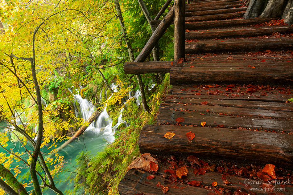 plitvice lakes, plitvička jezera, autumn, fall, waterfall, national park, croatia, lika,leaves