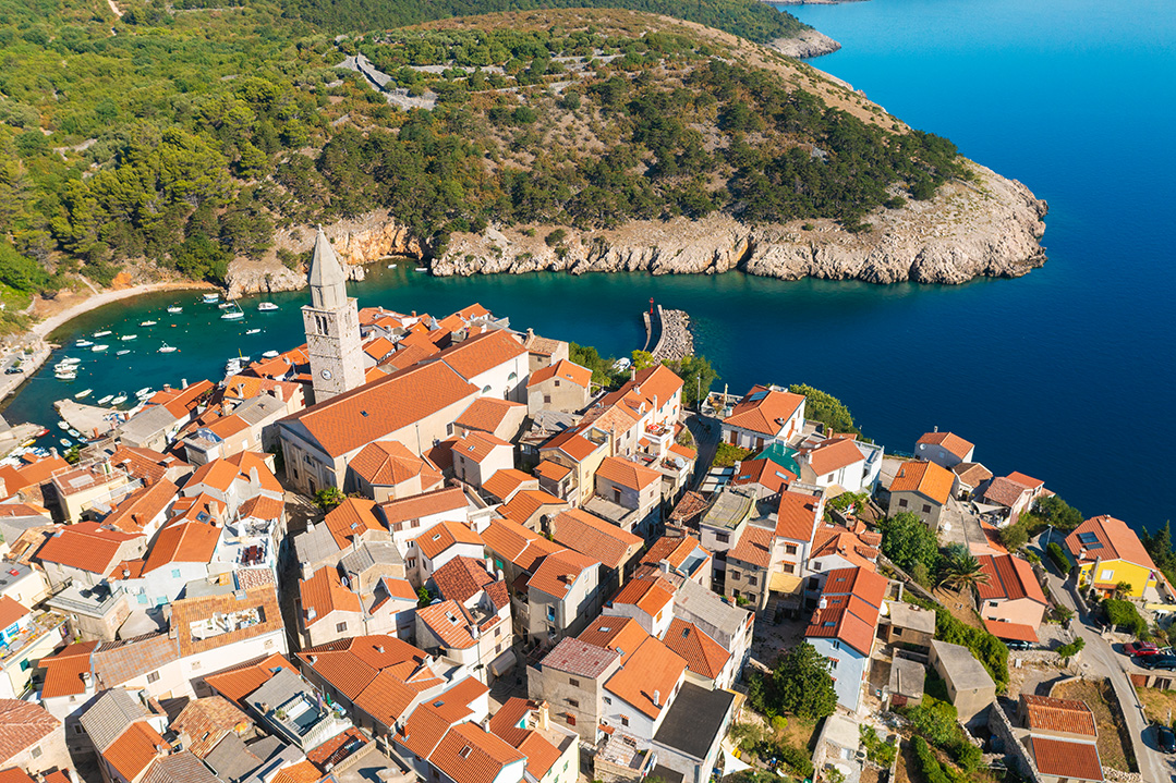 croatia, krk, adriatic sea, vrbnik