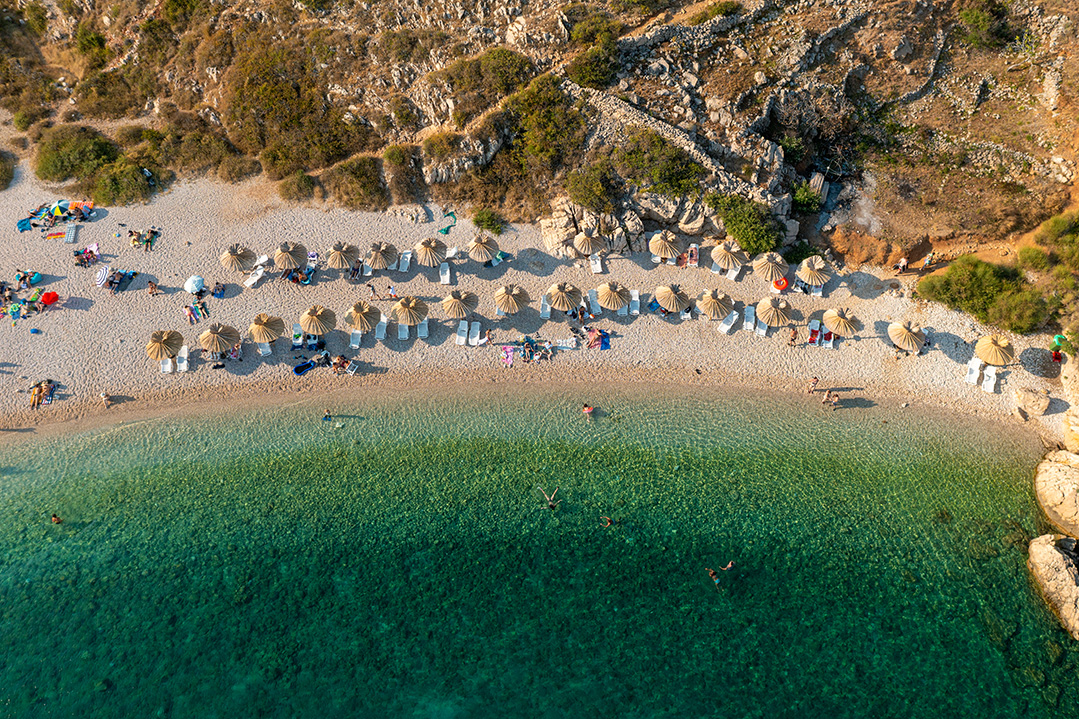 croatia, krk, adriatic sea, Oprna beach