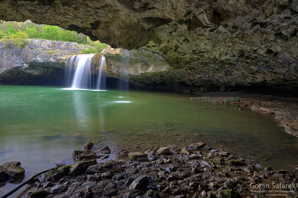 croatia, istria, pazin, pazinčica, waterfall