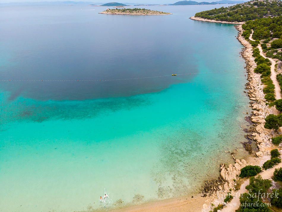 Murter town, Croatia, Adriatic, Podvrške beach