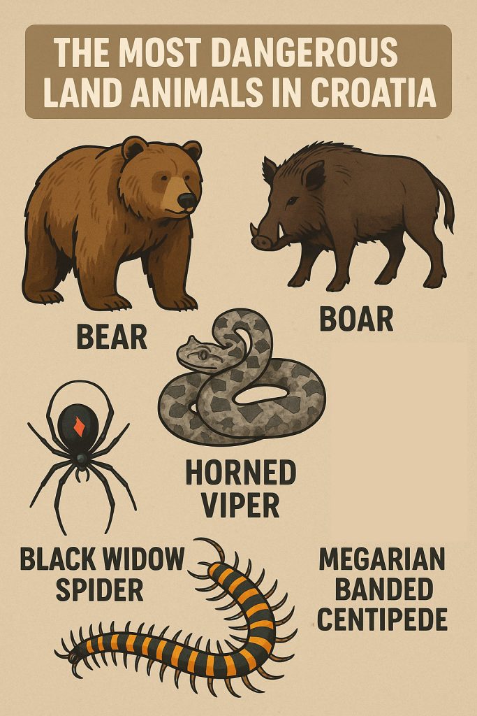 dangerous animals in croatia, 