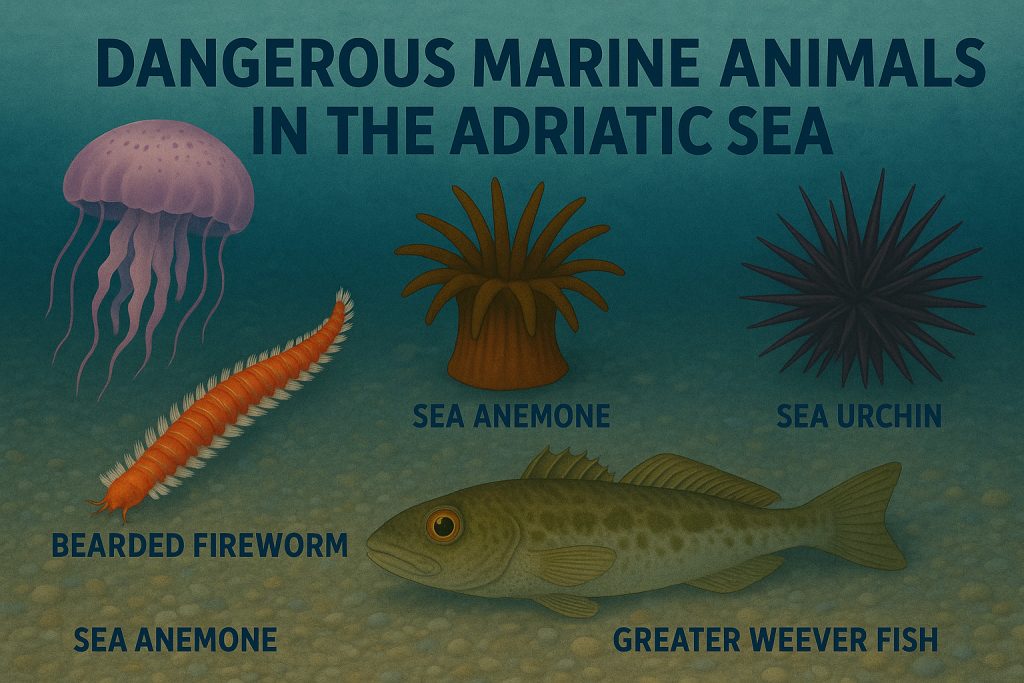 dangerous animals in croatia, sea, marine