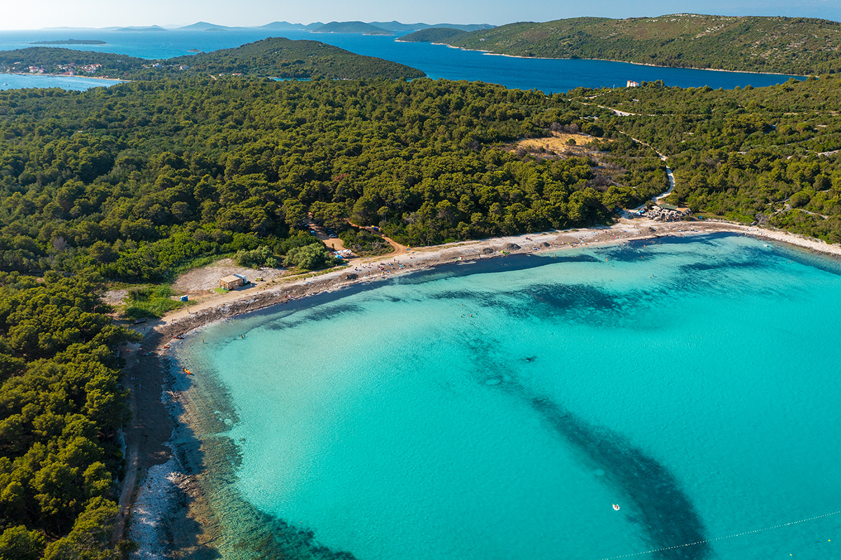 dugi otok, sakarun, adriatic sea, croatia, sand beach