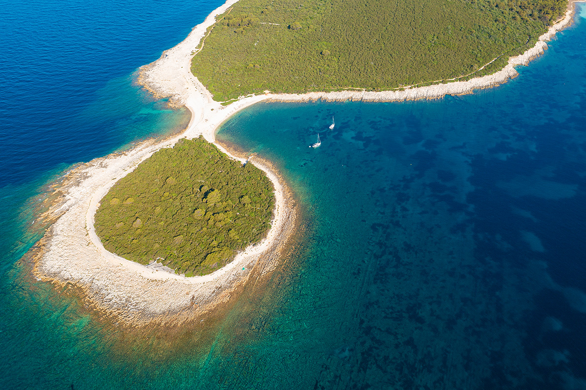 dugi otok, sakarun, adriatic sea, croatia, beach, sailing, boat