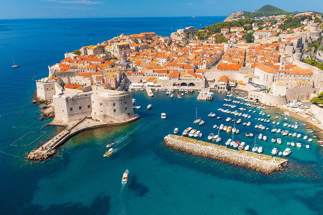 dubrovnik, croatia, drone, aerial, dalmatia, adriatic sea, adriatic coast