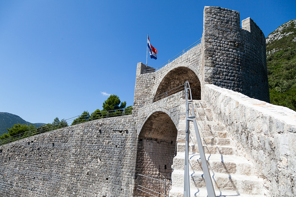 ston, walls, peljesac, croatia, adriatic sea,