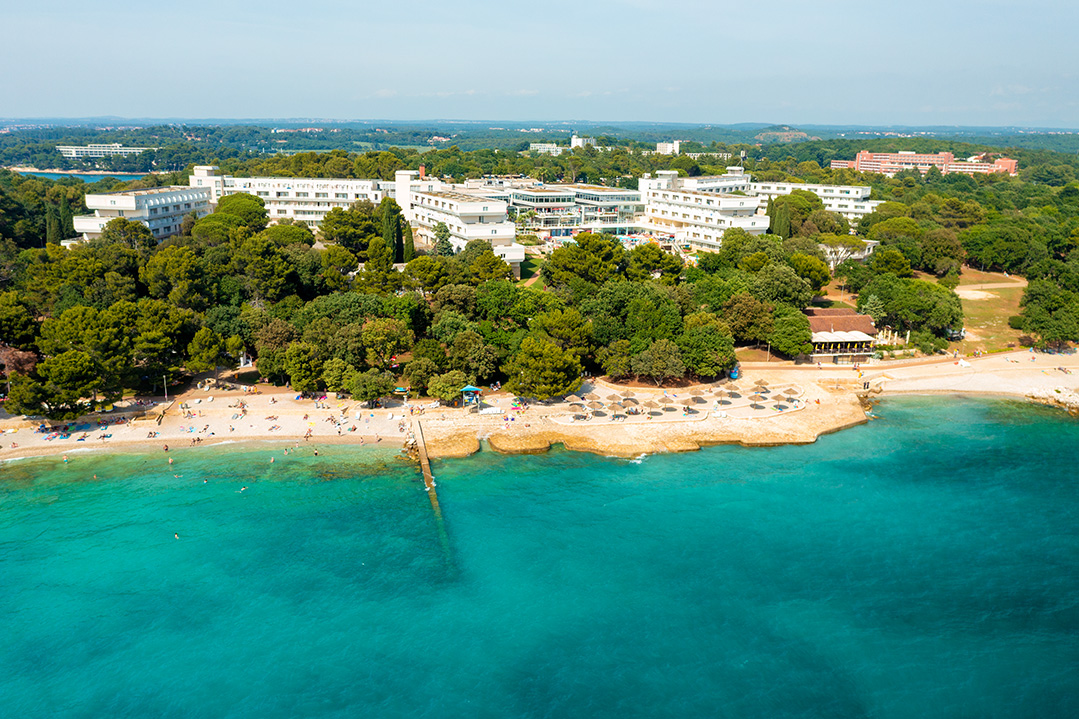 poreč, porec, istra, croatia, adriatic sea, beach, hotel