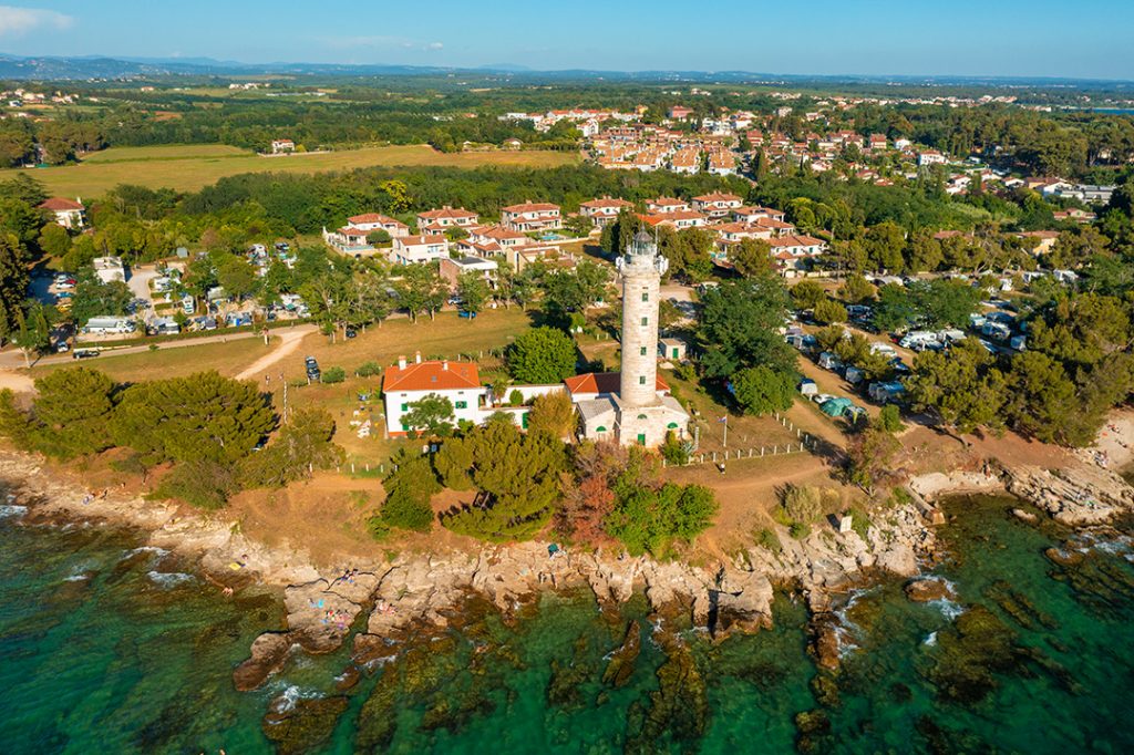 Savudrija, Istra, Croatia, adriatic sea, lighthouse
