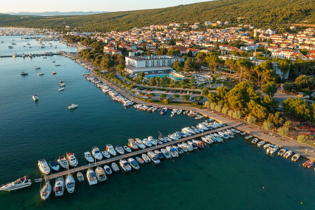 punat, krk, adriatic, croatia