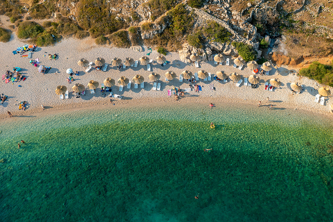 krk, croatia, adriatic, beach, oprna, pebble beach