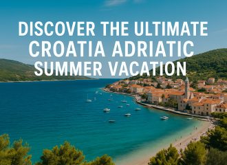Croatia Adriatic summer vacation