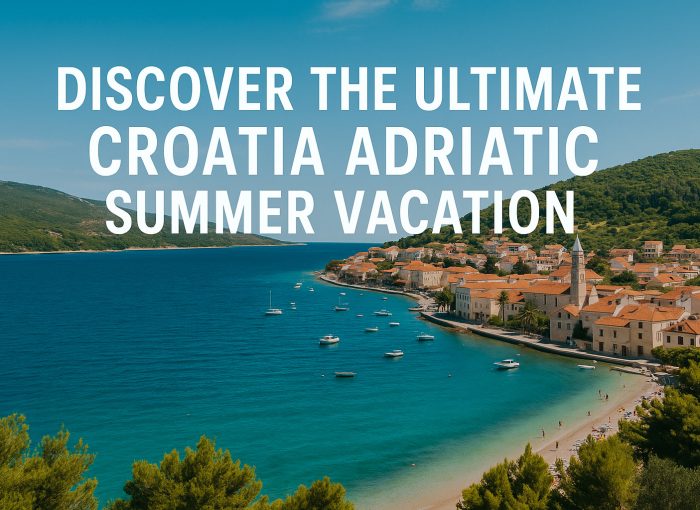 Croatia Adriatic summer vacation