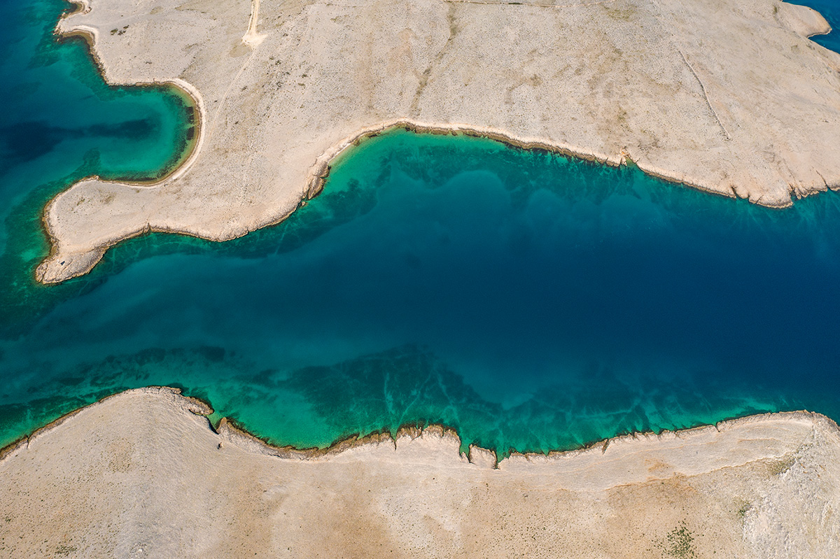 pag, croatia, adriatic sea