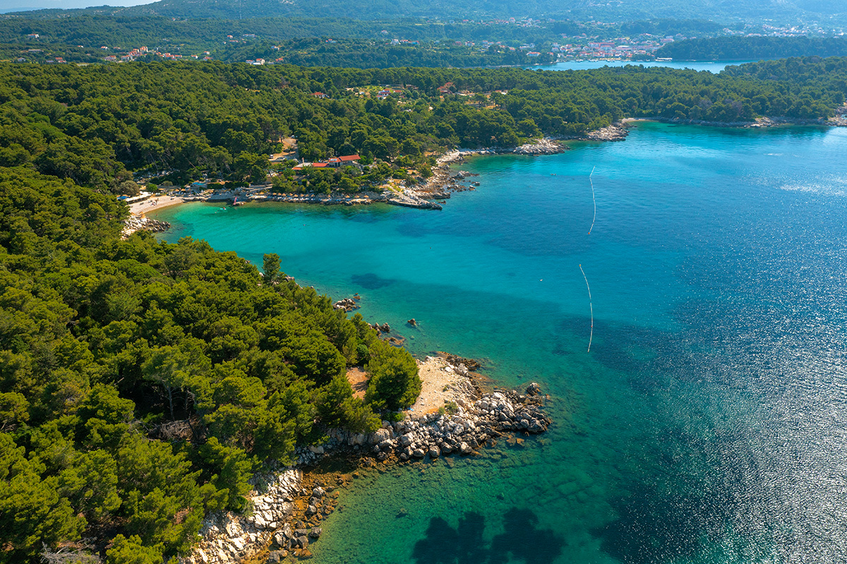 rab, croatia, adriatic sea, Kandarola Beach