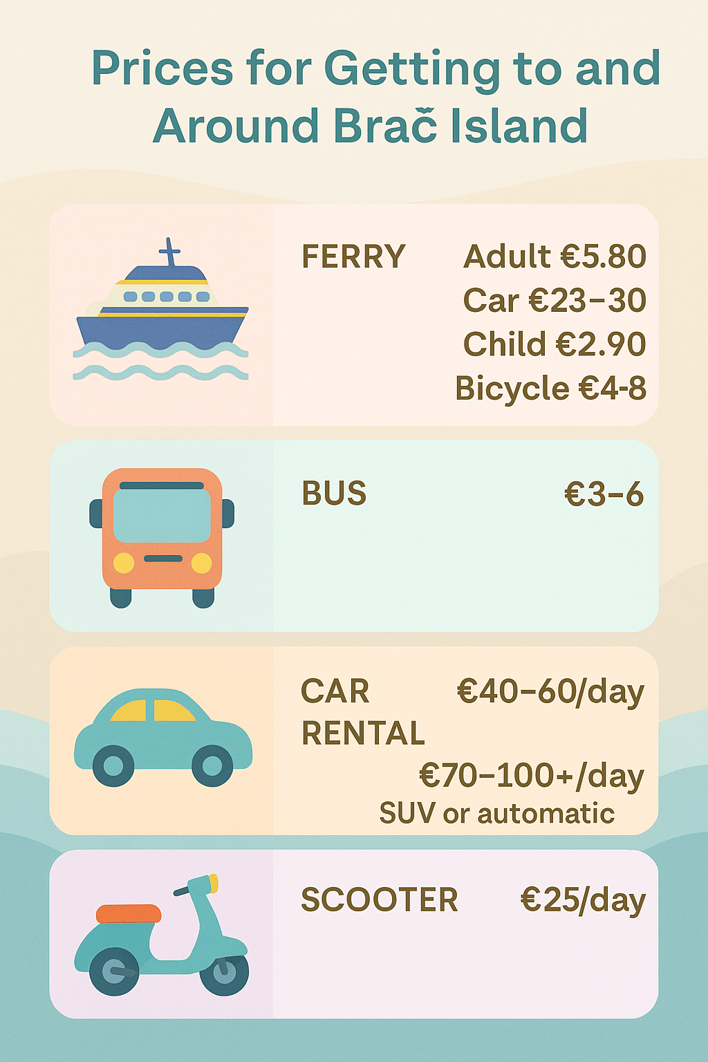 brač, brac, ferry, bus, transport, travel