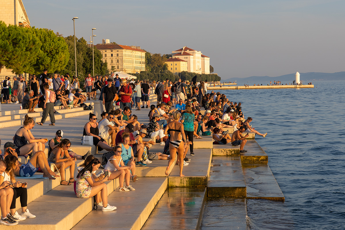 zadar, sea organs