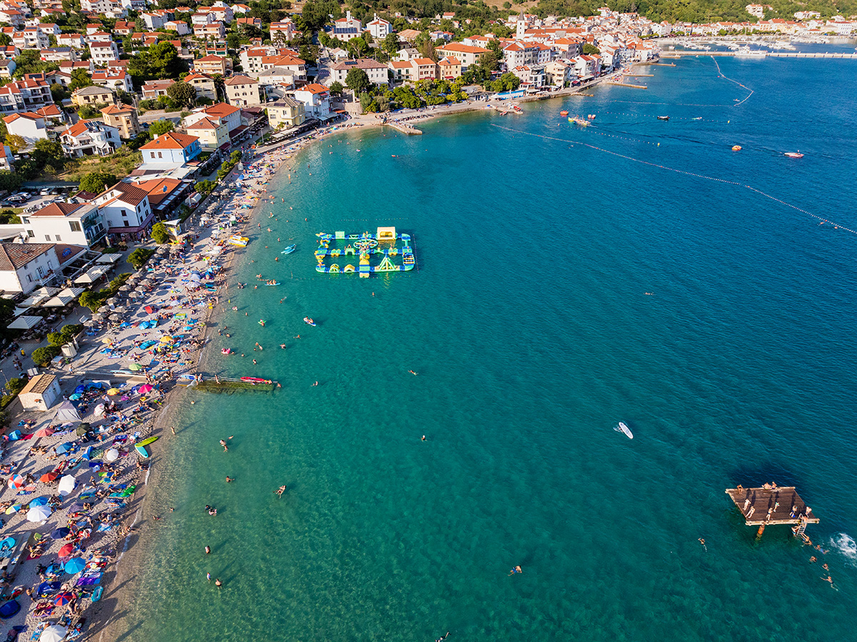 Baška, krk, croatia, adriatic, Vela plaža, beach