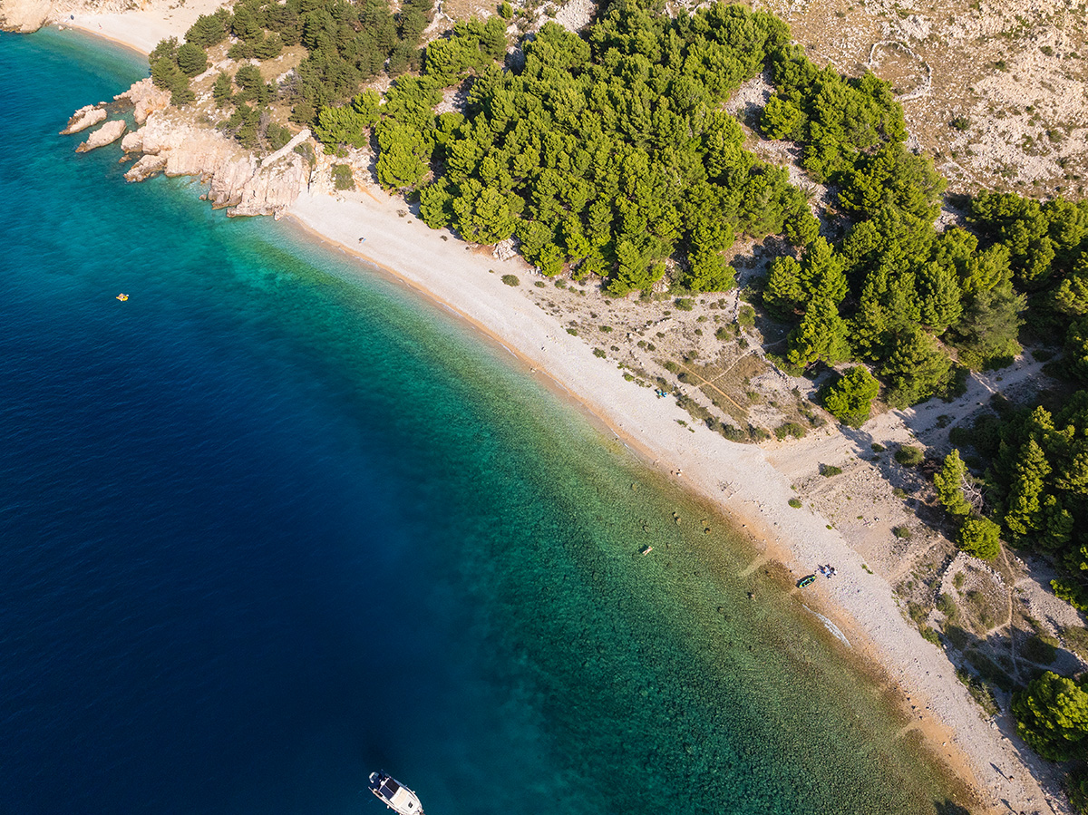 Baška, krk, croatia, adriatic, beach, Vrženica