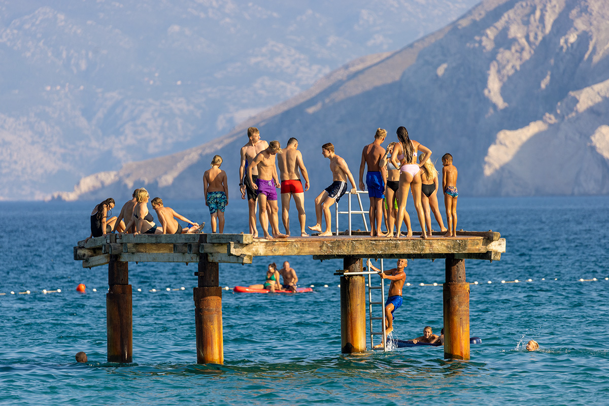 Baška, krk, croatia, adriatic