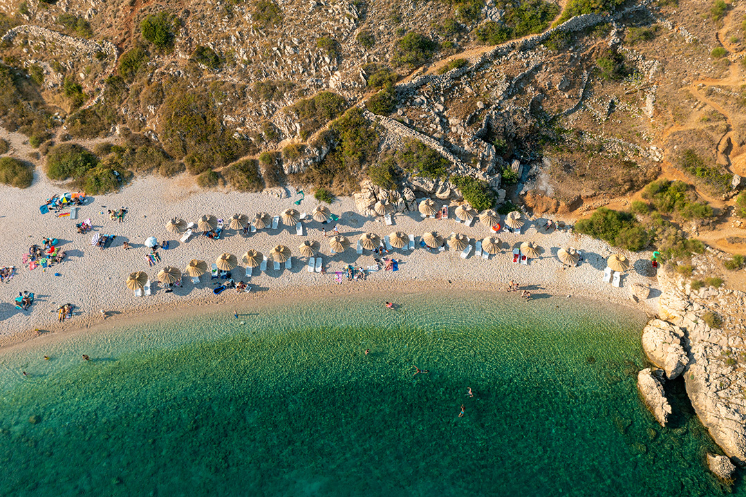 stara baška, krk, oprna beach