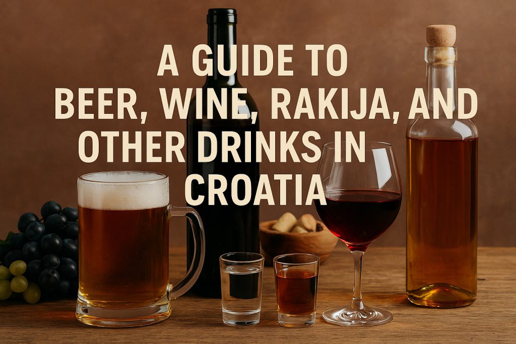 Croatia, drinking, bars, beer, wine