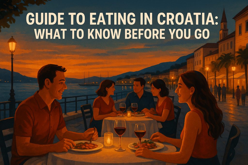 croatia, eating, restaurants, dining, dish