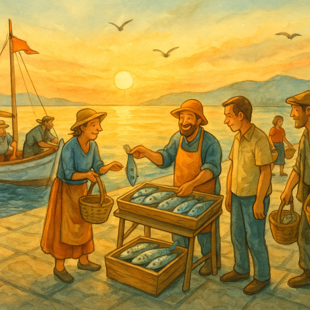 fish, fishing market, croatia, cuisine