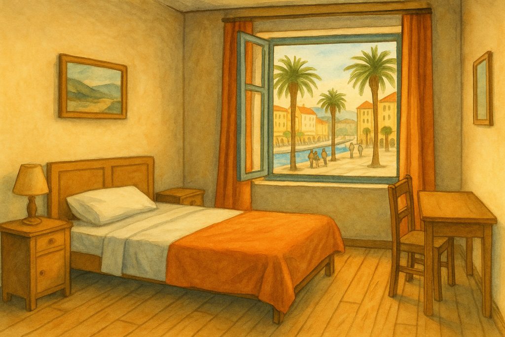 room, apartement, croatia, travel