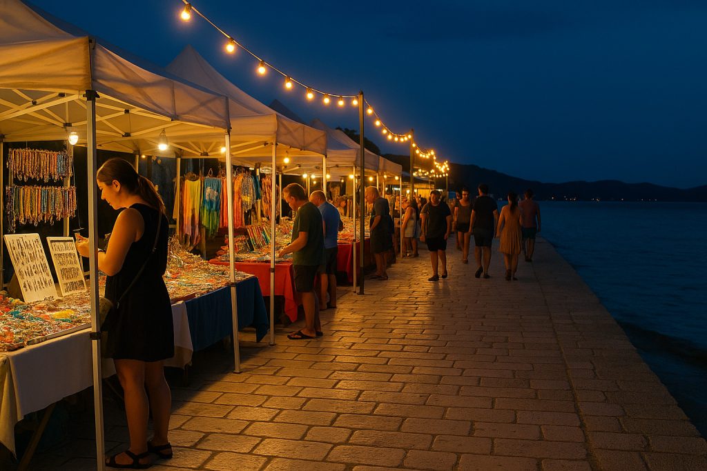 tourist trap, street vendor, croatia, adriatic
