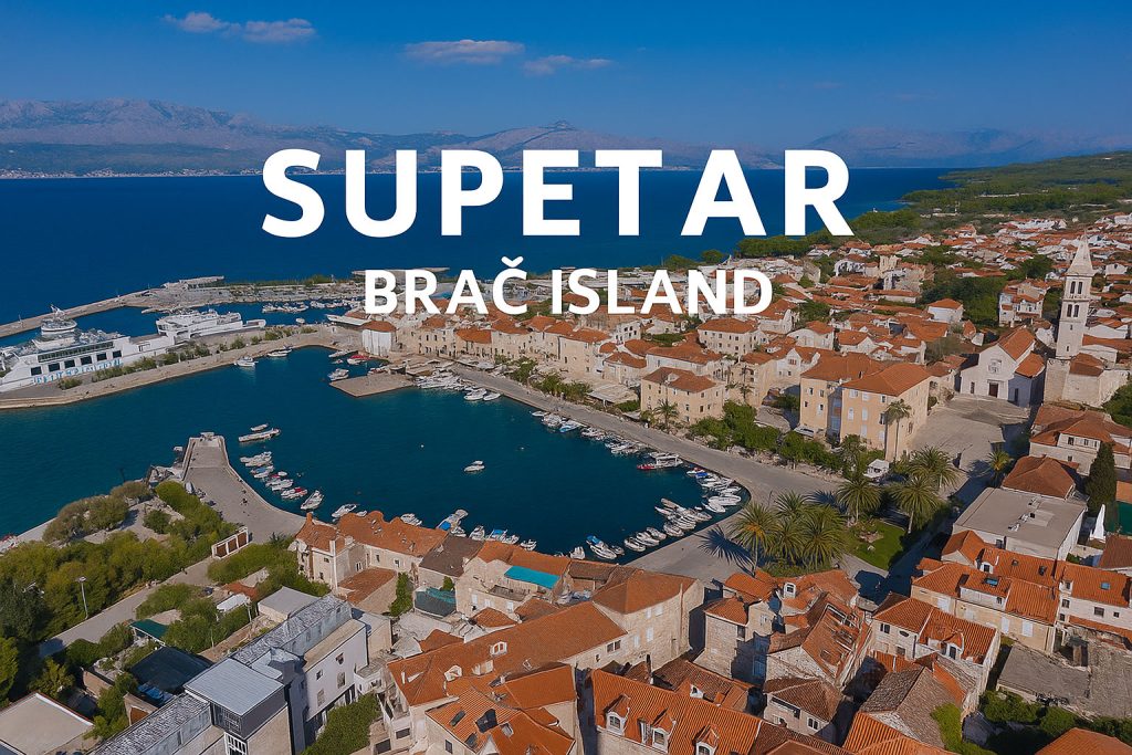 supetar, brač island,