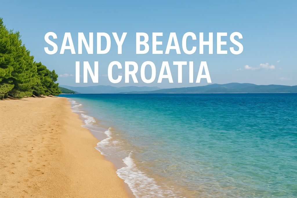 sandy beaches in Croatia