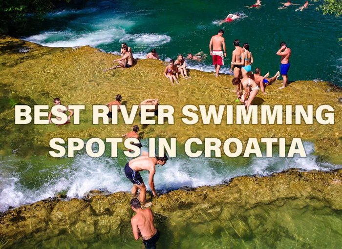 most beautiful river swimming spots in Croatia