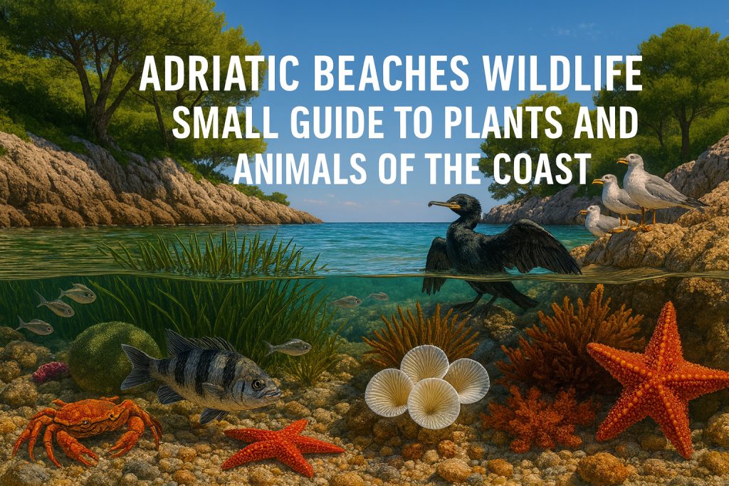 Adriatic beaches wildlife