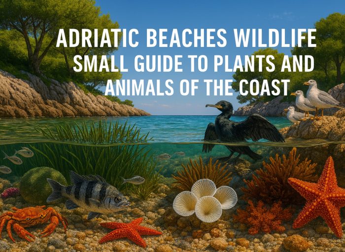 Adriatic beaches wildlife