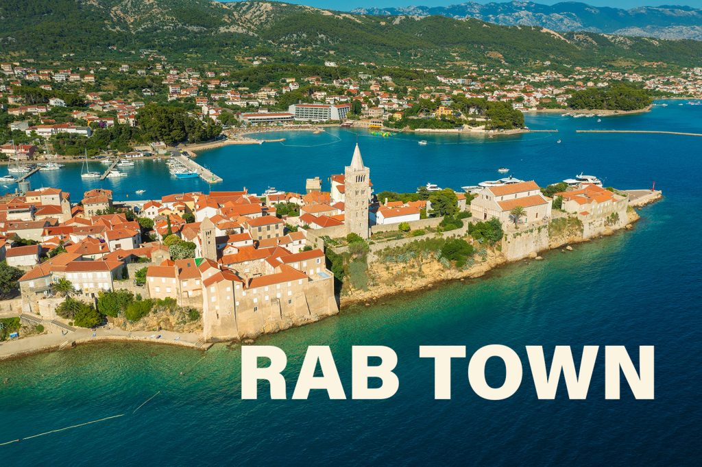 Rab town Croatia