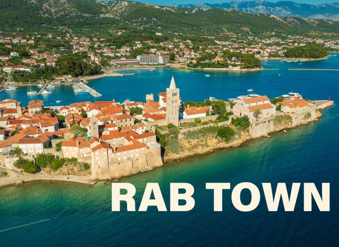 Rab town Croatia