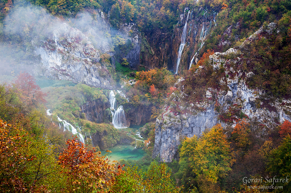 plitvice, autumn